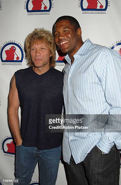 Jon Bon Jovi and Michael Strahan
