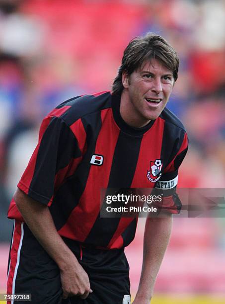 Darren Anderton of Bournmouth during the pre-season friendly match between AFC Bournemouth and Portsmouth at Dean's Court on July 31, 2007 in...