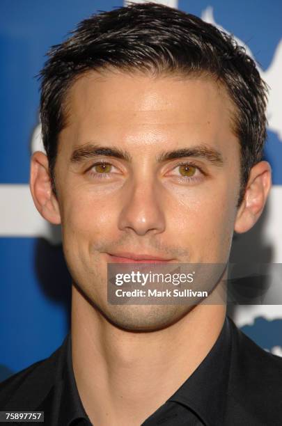 Actor Milo Ventimiglia arrives at American Eagle Outfitters Launch of the Original Series "It's A Mall World" Directed By Milo Ventimiglia at the...