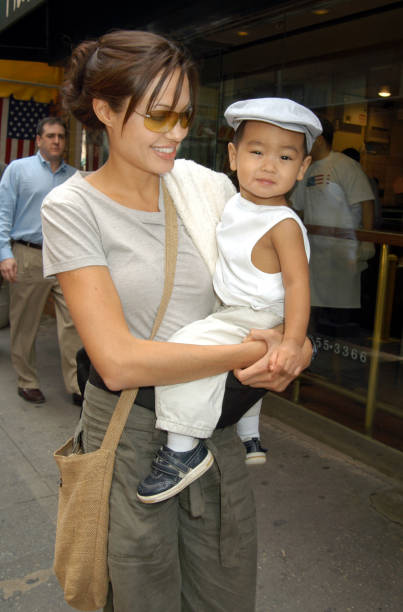 Angelia Jolie and Baby Sighting in New York City