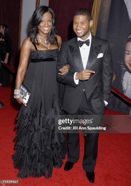 Tameka Foster and Usher Raymond