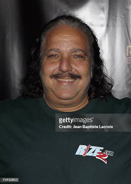 Ron Jeremy attends Rockstar Energy Drink X Games KickOff Party at Opera's on August 1, 2007 in Hollywood, California.