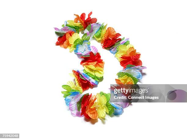 garland of flowers - floral garland stock pictures, royalty-free photos & images