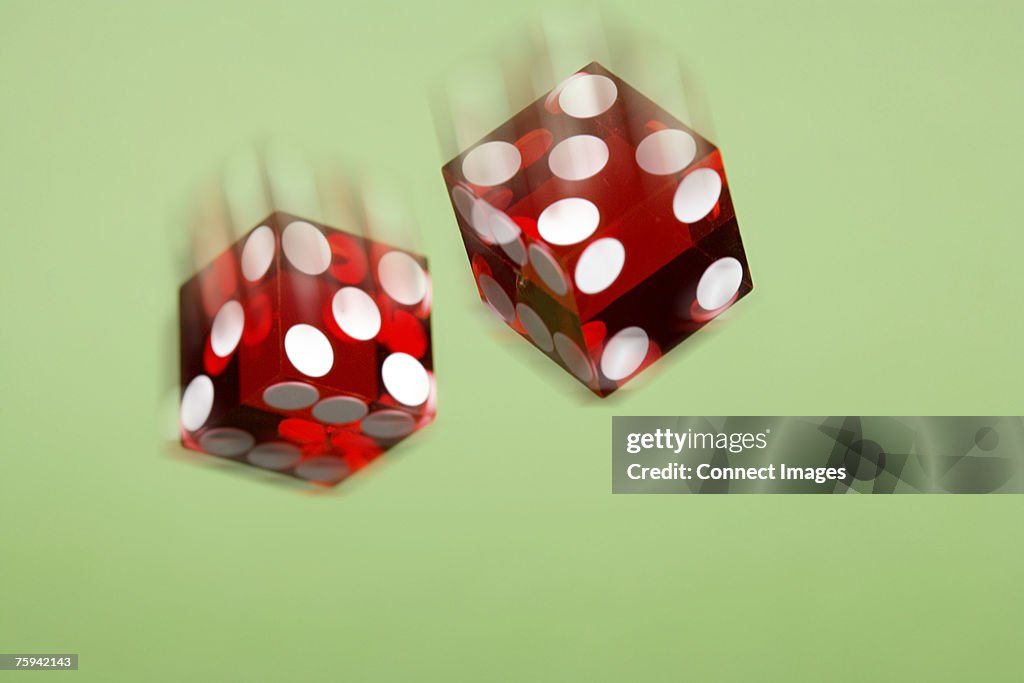 Falling dice