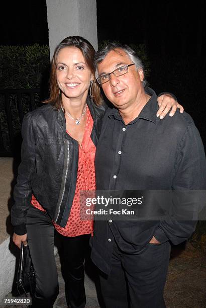 Michel Coencas and guest attend the Diesel 2nd Party At The Maison Diesel on July 26, 2007 in St Tropez, France.