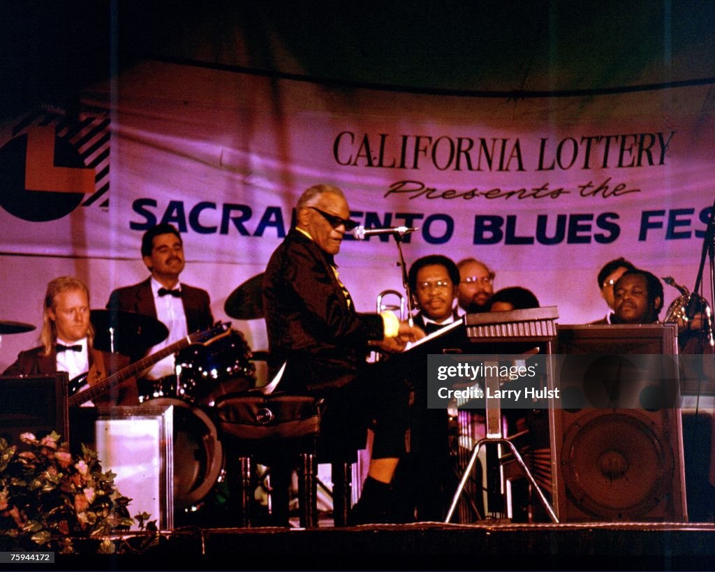 Ray Performing At The Sacramento Blues Festival