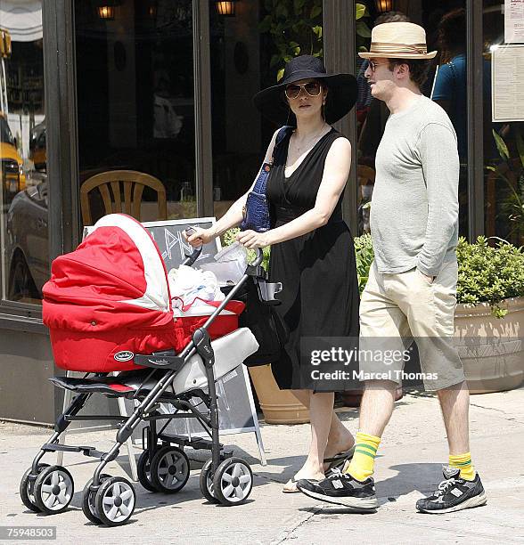 Rachel Weisz, Darren Aronofsky and Henry Chance Aronofsky