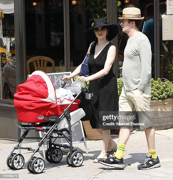 Rachel Weisz, Darren Aronofsky and Henry Chance Aronofsky