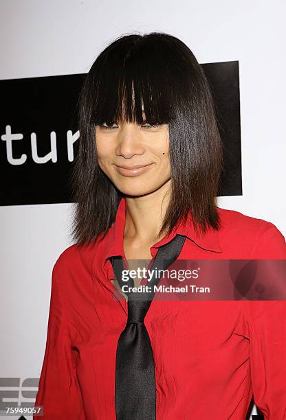 Actress Bai Ling arrives at the "Disturbia" DVD release party at The Standard Hotel on August 2, 2007 in Los Angeles, California.