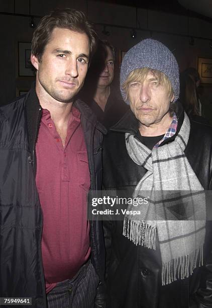 Luke Wilson and composer / actor Bob Dylan