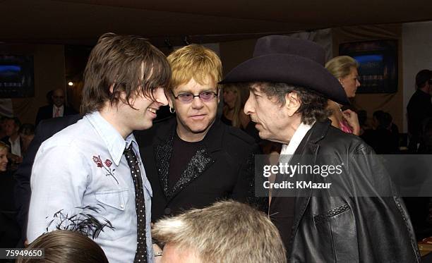 Ryan Adams, Sir Elton John and Bob Dylan