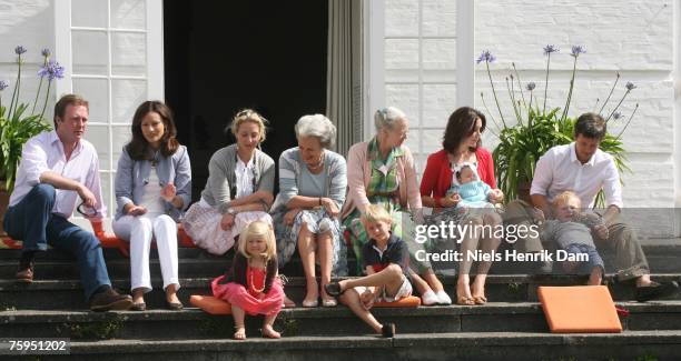 Gustav Prince Zu Say-Wittgenstein- Berleburg, Carina Axelsson, Princess Alexandra of Sayn-Wittgenstein-Berleburg, Princess Benedikte of Denmark,...