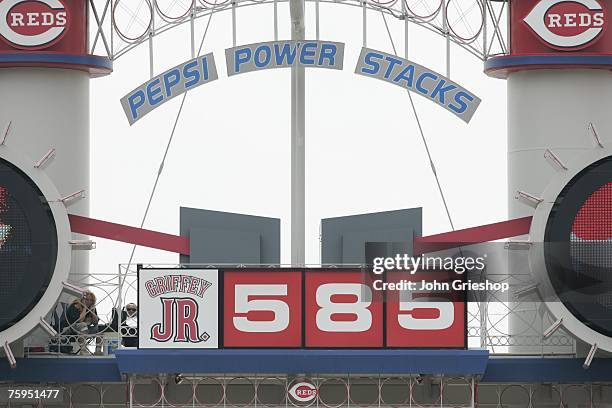 Power Stacks Reds 14 Great American Ballpark Power Stacks Stock Photos, High-Res Pictures ...