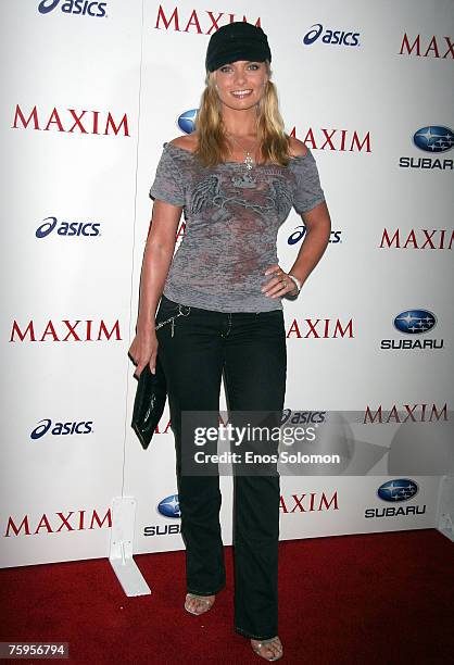 Actress Jamie Pressley attends MAXIM Magazine's ICU Celebration of Extreme Sports at Area on August 2, 2007 in West Hollywood, California.