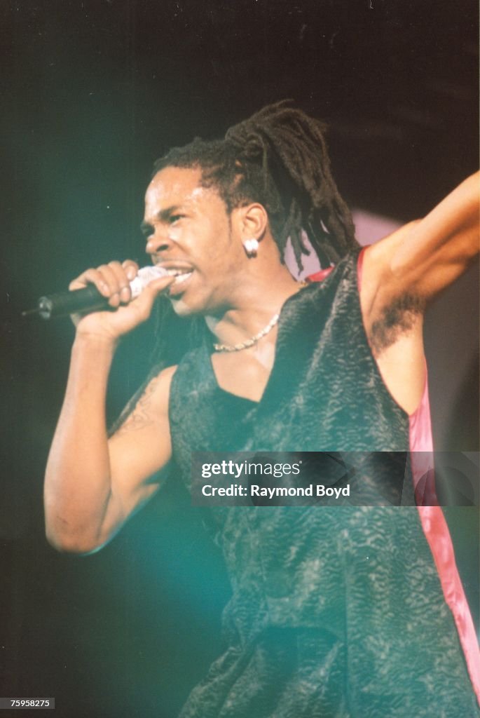 Chicago Rapper Ryme Rapper Busta Rhymes performs at the U.I.C. Pavilion in Chicago,... News ...