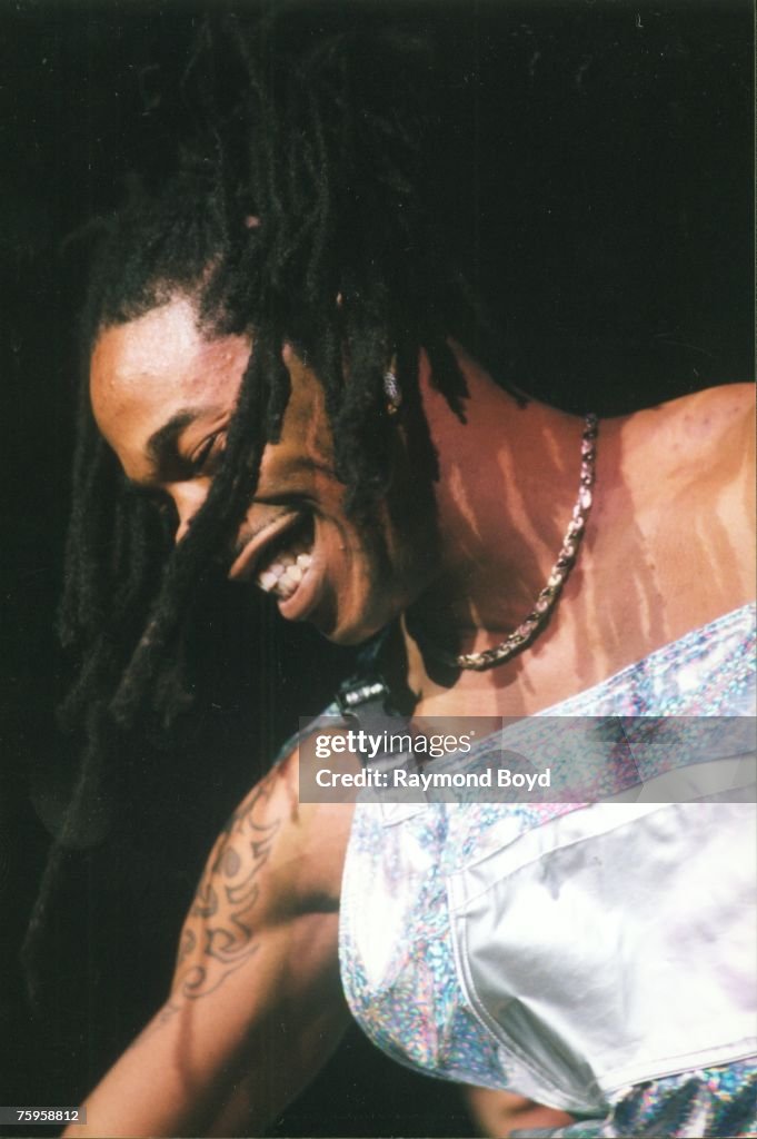 Chicago Rapper Ryme Rapper Busta Rhymes performs at the U.I.C. Pavilion in Chicago,... News ...