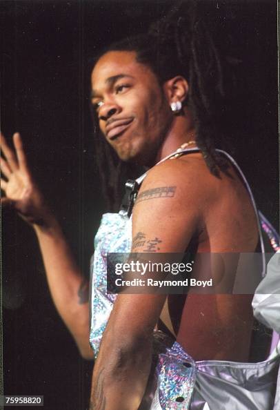 Chicago Rapper Ryme Rapper Busta Rhymes performs at the U.I.C. Pavilion in Chicago,... News ...