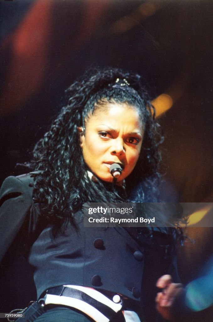 Velvet Rope Tour Singer Janet Jackson performs during ‘The Velvet Rope World Tour’ at ...