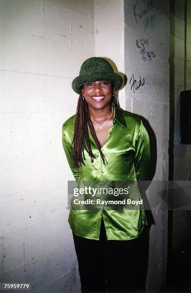 Yo Site Rapper Rapper YoYo poses for photos backstage after performing at the Regal ...
