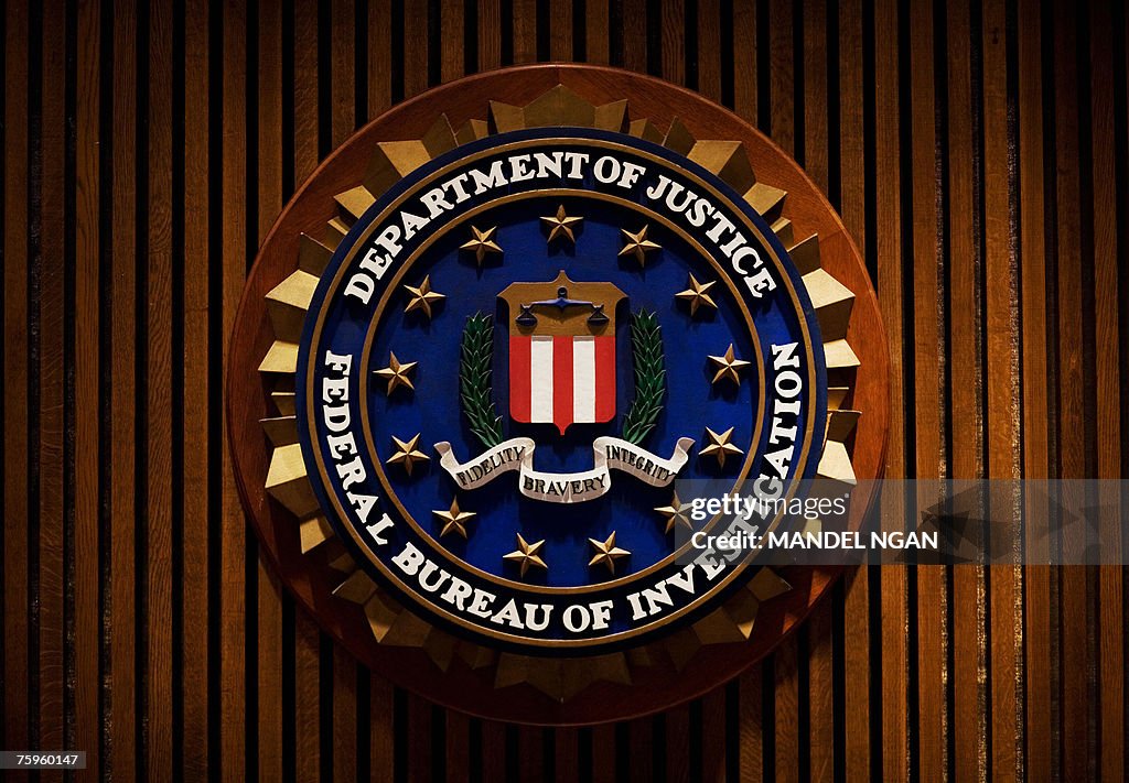 A crest of the Federal Bureau of Investi