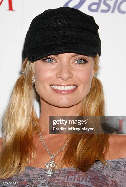 Actress Jamie Pressley arrives to the MAXIM Magazine's ICU Event on August 2, 2007 in Los Angeles, California.