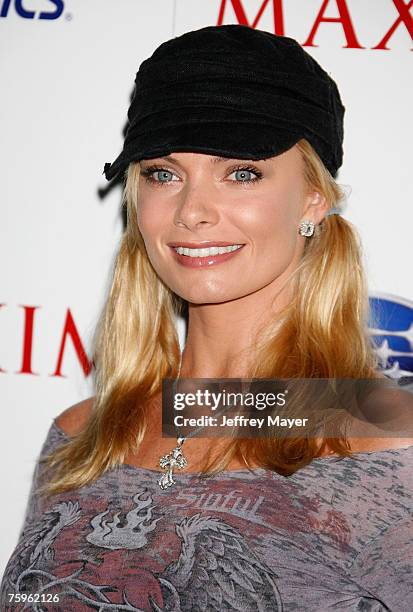 Actress Jamie Pressley arrives to the MAXIM Magazine's ICU Event on August 2, 2007 in Los Angeles, California.