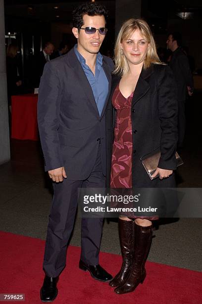 Actor John Leguizamo and his wife Justine Maurer attend the after party for, "A Work in Progress: An Evening with David O. Russell" at the Museum of...