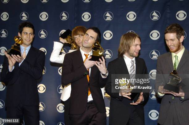 Maroon 5, winner of Best New Artist