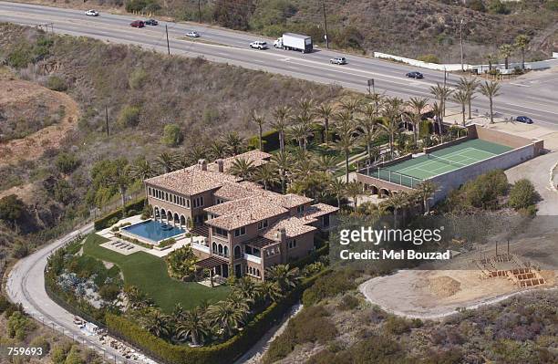 Actress Cher's home is seen March 27, 2002 in Malibu, CA.