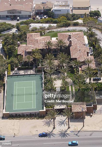 Actress Cher's home is seen March 27, 2002 in Malibu, CA.