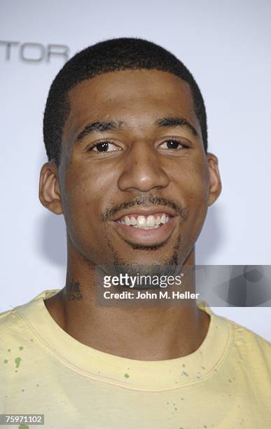 Wilson Chandler attends Baron Davis and Paul Pierce's LA Stars Rodeo Drive Experience on August 4, 2007 on Rodeo Drive in Beverly Hills, California.