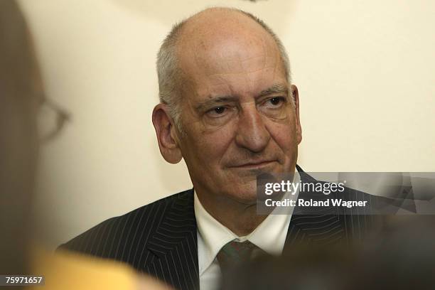 Pascal Cuchepin during a press conference at the 60th Locarno International Film Festival August 4, 2007 in Locarno, Switzerland.