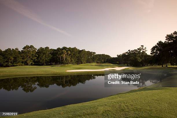 Course scenic at the 12th hole at the TPC Sawgrass in Ponte Vedra Beach, FL on June 18, 2007. Photo by Stan Badz/PGA TOUR Photos