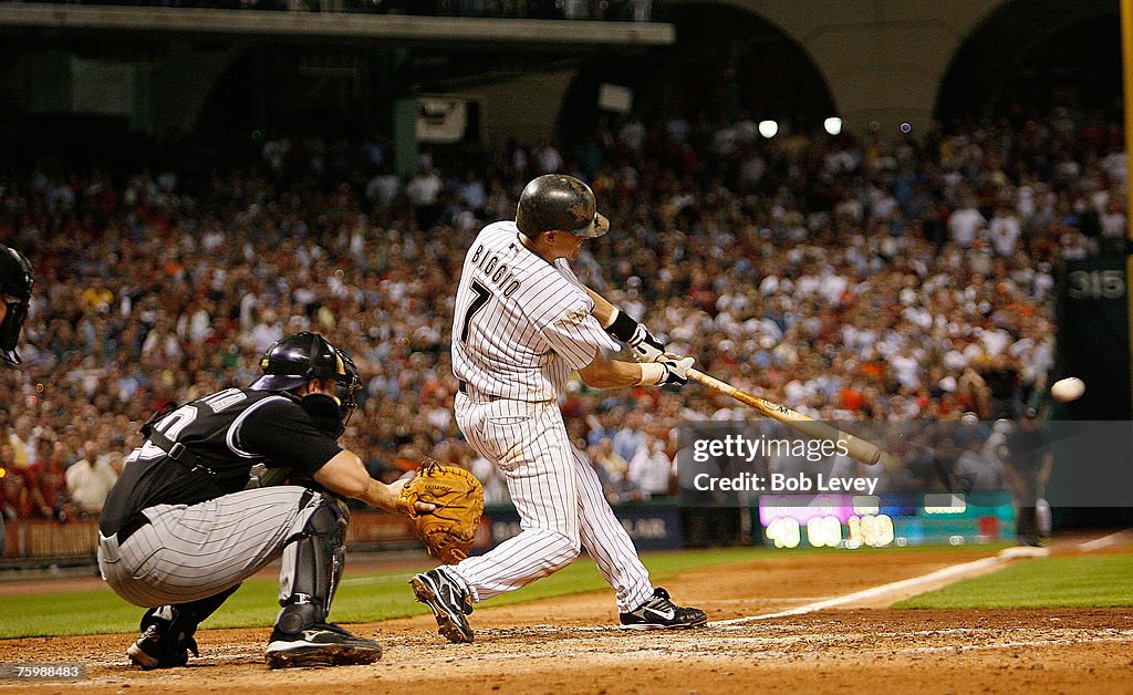 Craig Biggio Gets 3000 Career Hit in Houston, Texas - June 28, 2007