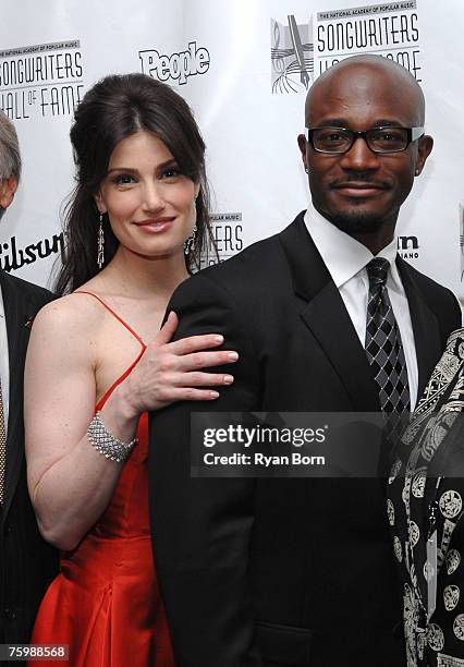 Idina Menzel and Taye Diggs