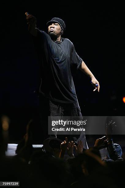 Prospect Rapper 29 Celebrate Brooklyn Lyricist Lounge With Krs One And Guests Stock ...