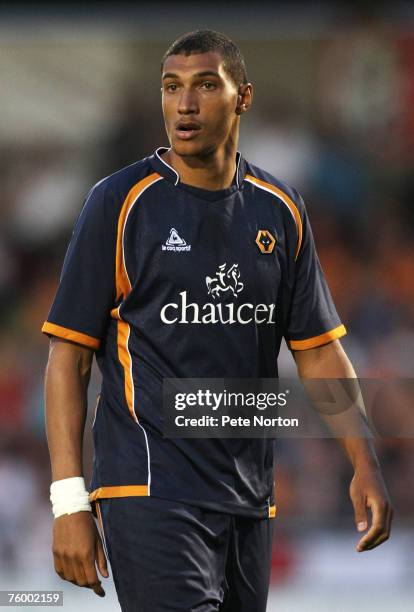 Jay Bothroyd of Wolverhampton Wanderers looks on during the Pre-Season Friendly match between Northampton Town and Wolverhampton Wanderers at...