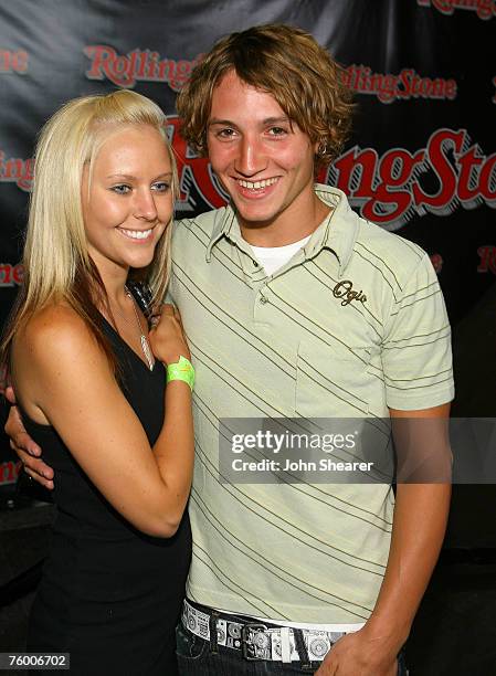 Kelly McCartney and Anthony Napolitan arrive at the Rolling Stone Live XEdition held at the Avalon on August 5, 2007 in Hollywood, California.