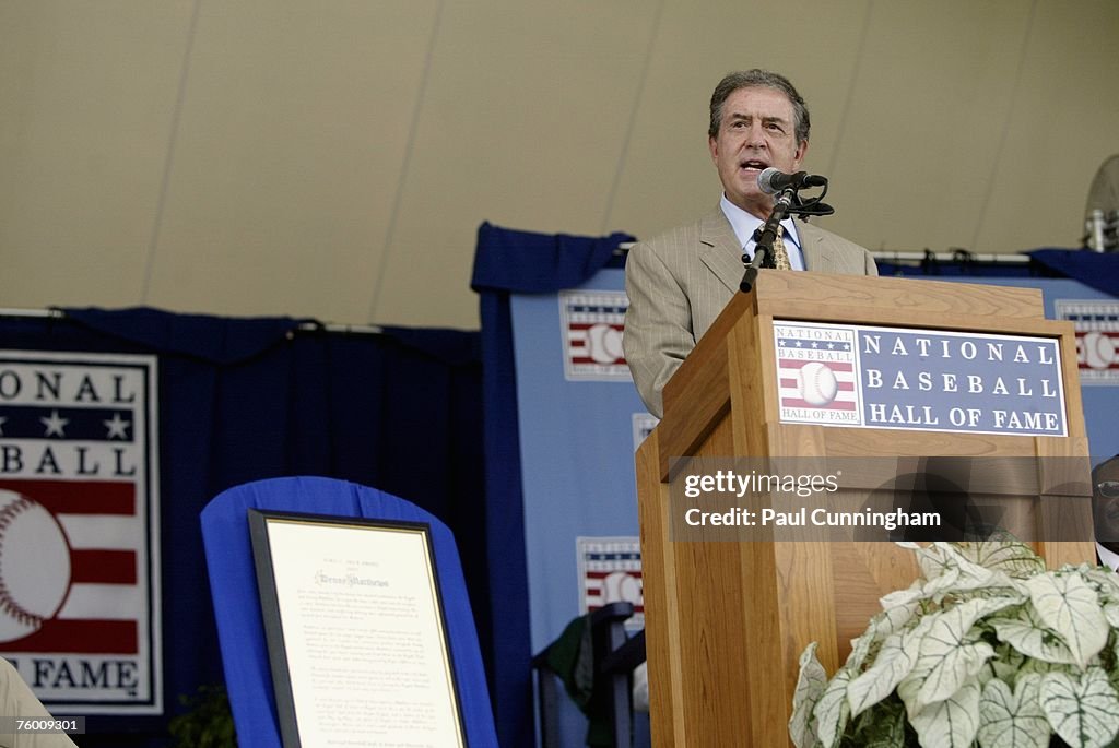 Baseball Hall of Fame Induction