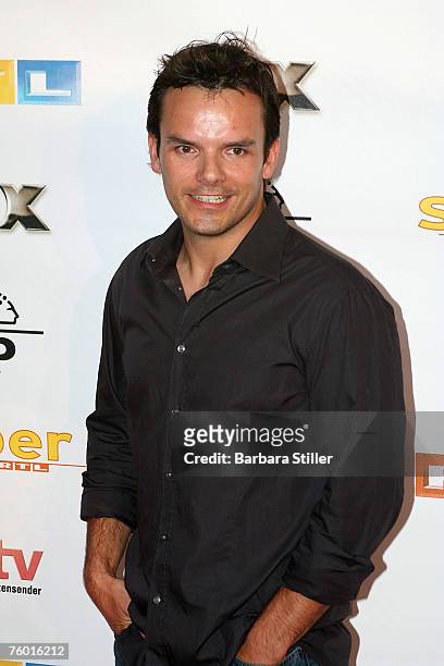 Steffen Henssler attends the Prime Time Nightclub Party at 3001 club on August 7, 2007 in D?sseldorf, Germany.