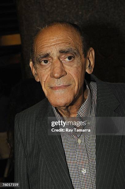 Actor Abe Vigoda attends the "Late Night with Conan O'Brien" taping at the NBC Studios August 7, 2007 in New York City.