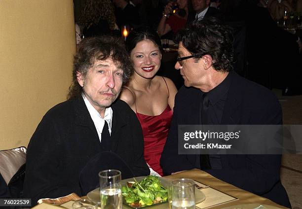 Bob Dylan, Robbie Robertson and wife Dominique