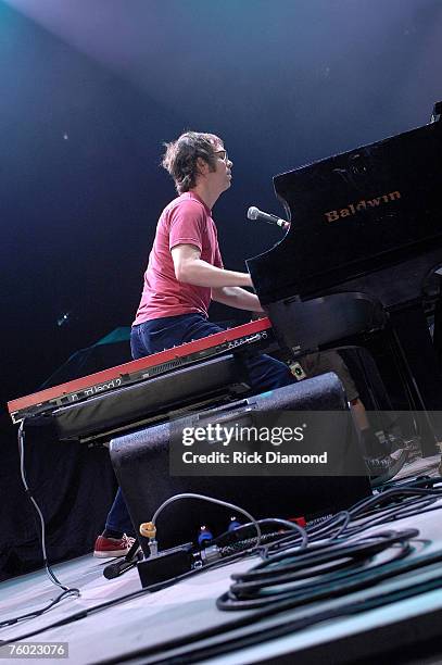 Ben Folds, opening act for John Mayer plays live at Philips Arena in Atlanta Georgia on August 5, 2007.