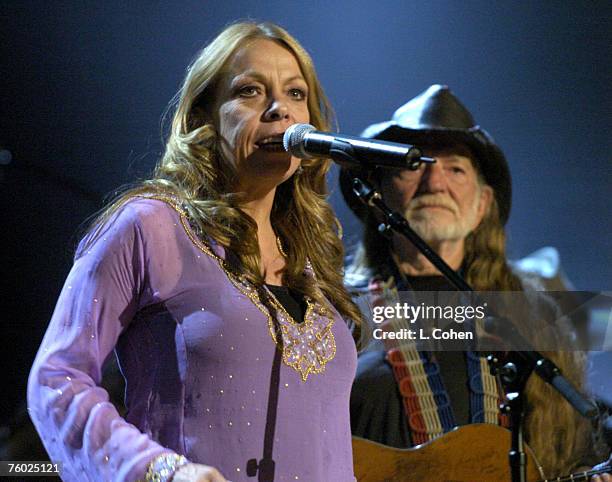Rickie Lee Jones and Willie Nelson