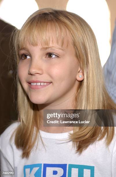 Model Jamie Lynn Spears attends the Kids R Us Fall 2002 Fashion Show April 11, 2002 in New York City.