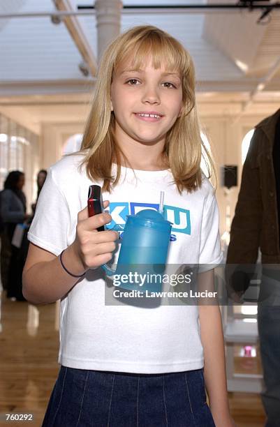 Model Jamie Lynn Spears attends the Kids R Us Fall 2002 Fashion Show April 11, 2002 in New York.