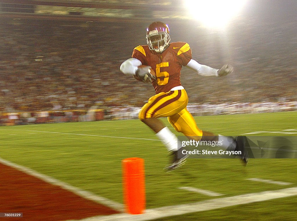 NCAA Football - USC vs Stanford - November 5, 2005