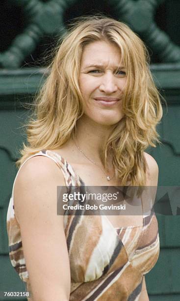 Steffi Graf during the 2006 International Tennis Hall of Fame Induction on Saturday, July 15, 2006 in Newport, Rhode Island. This year's inductees...