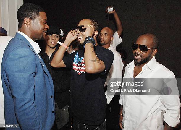 Chris Tucker, Artist, Producer, Evan Ross, Diana Ross's Son, Film Maker Dallas Austin and Artist Producer Jermaine Dupri celebrates Chris Tucker's...