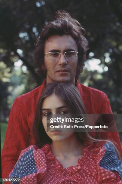 American born Italian actress Romina Power pictured with her husband, Italian singer Albano Carrisi in Bari, Italy in 1970.